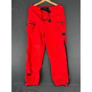 Round Two Mens Red Hiking Track Pants Pocket Comfort Performance Outdoor S